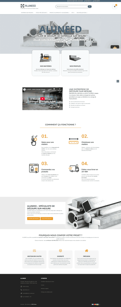 aluneed accueil b2b online