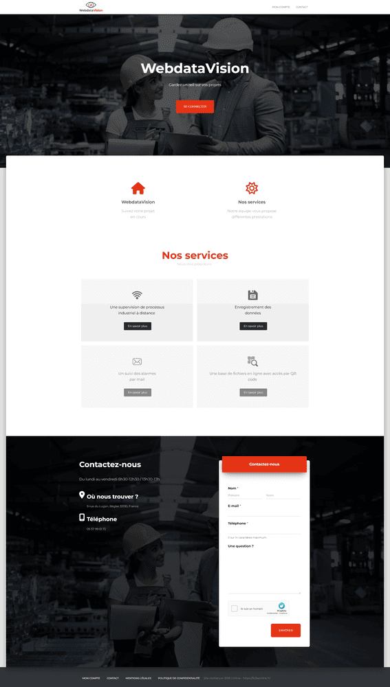 webdatatvision accueil b2bonline