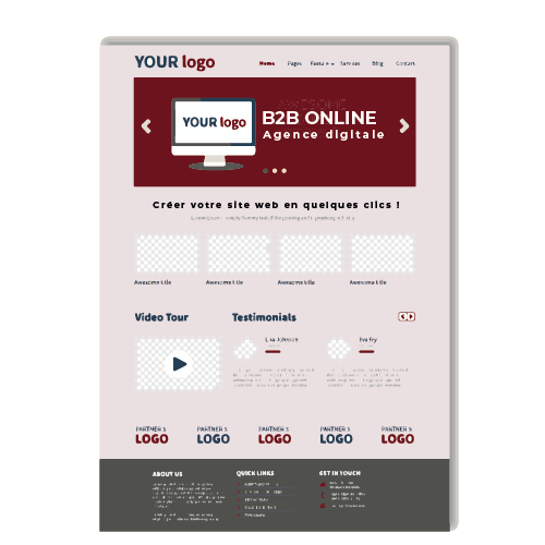 landing page b2b online