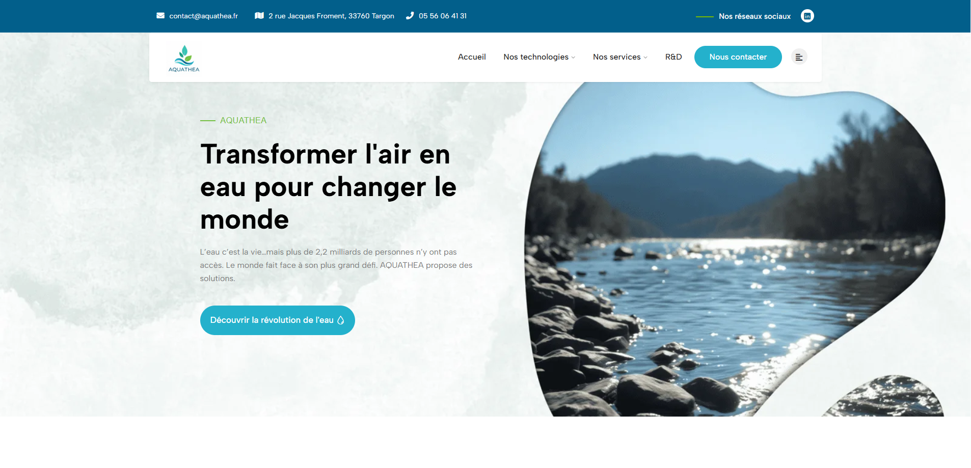 Site Aquathea B2B Online