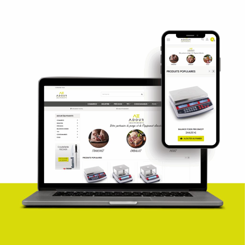 Cas client Adour Equipement - B2B Online