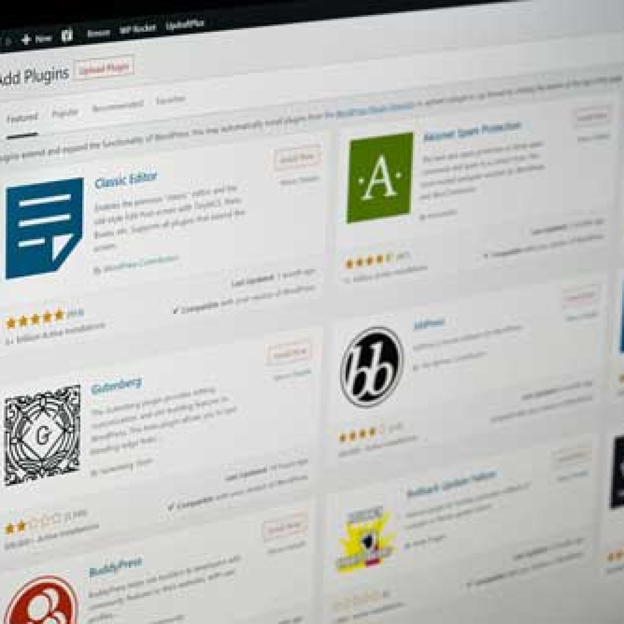 mise à jour wordpress et prestashop